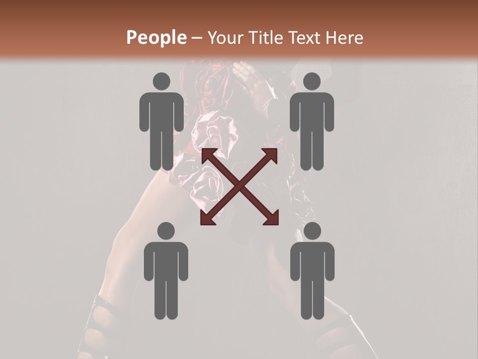 Figure Beauty Glamour PowerPoint Template