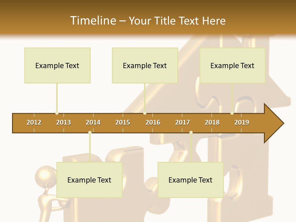 Financial Jigsaw Render PowerPoint Template