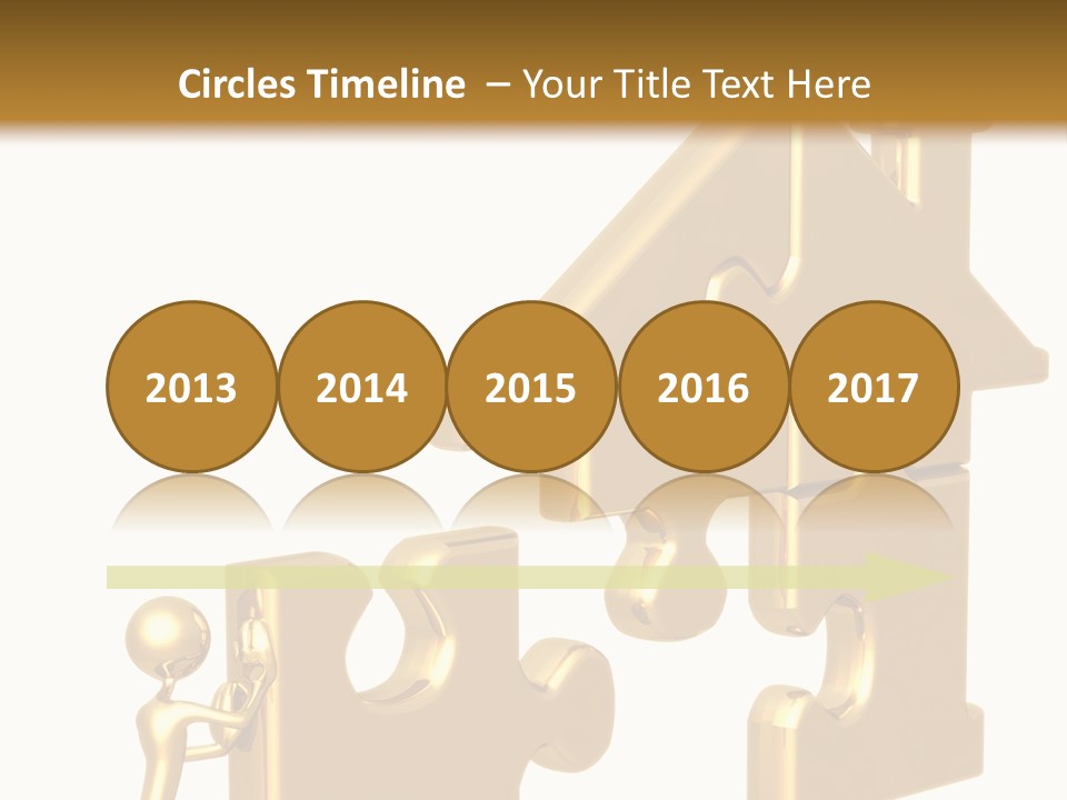 Financial Jigsaw Render PowerPoint Template