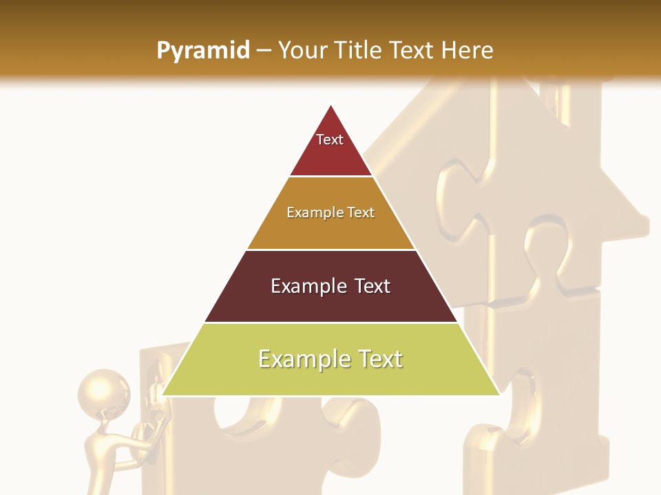 Financial Jigsaw Render PowerPoint Template