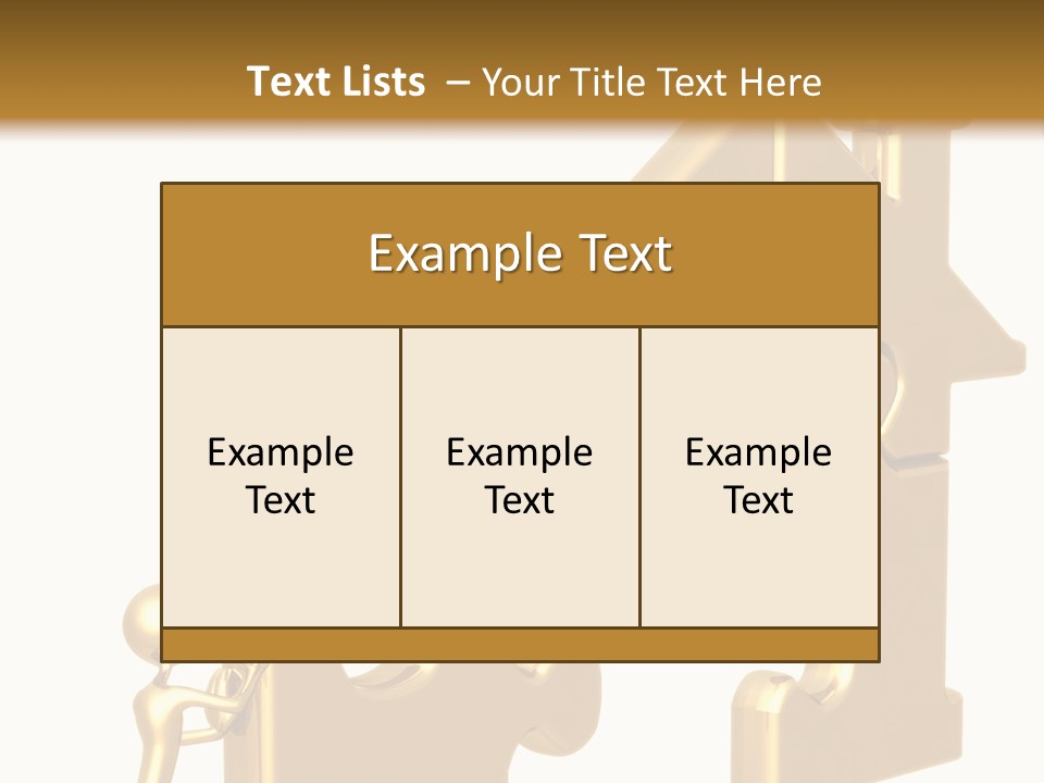 Financial Jigsaw Render PowerPoint Template