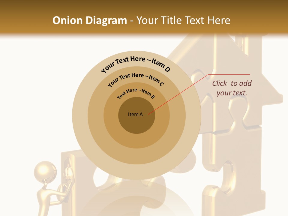 Financial Jigsaw Render PowerPoint Template