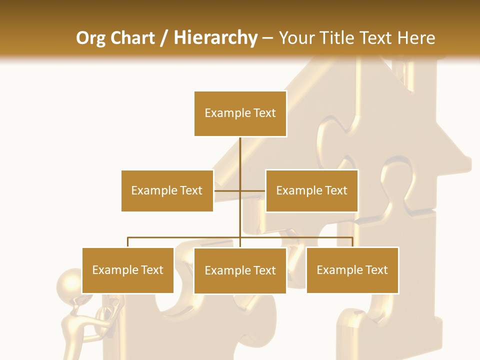 Financial Jigsaw Render PowerPoint Template