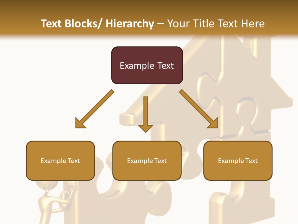 Financial Jigsaw Render PowerPoint Template