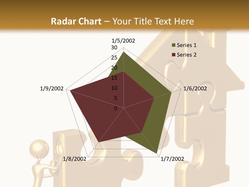 Financial Jigsaw Render PowerPoint Template