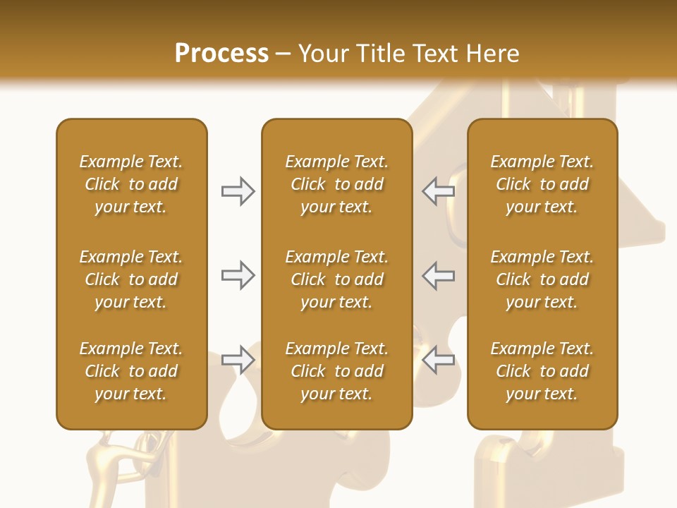 Financial Jigsaw Render PowerPoint Template