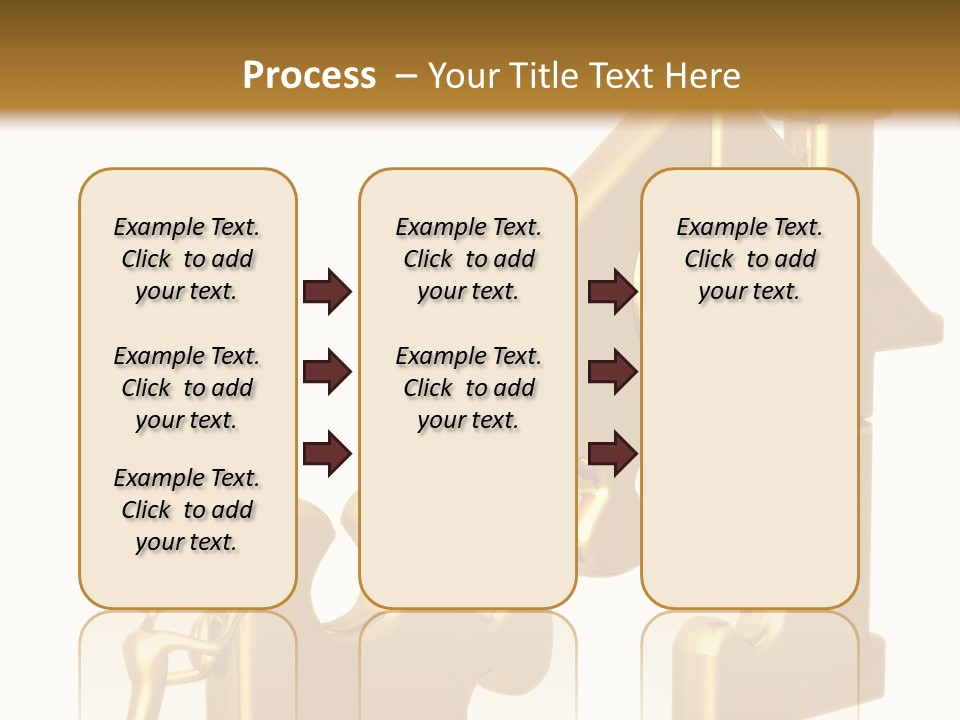 Financial Jigsaw Render PowerPoint Template