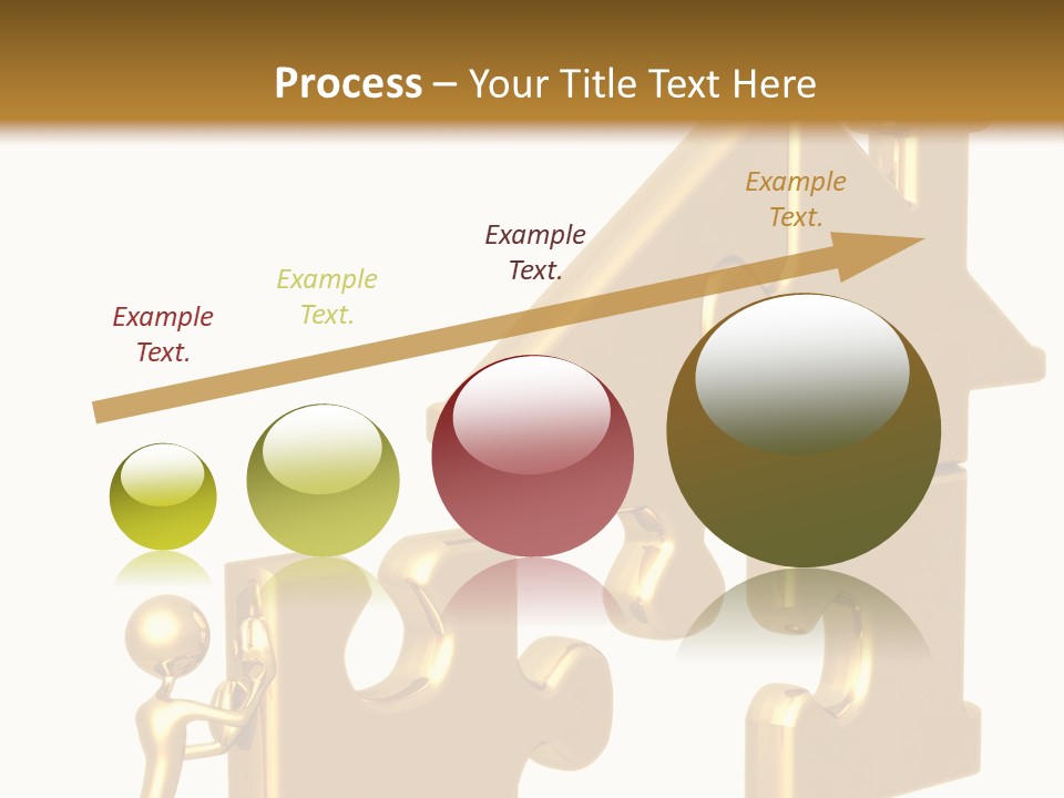 Financial Jigsaw Render PowerPoint Template