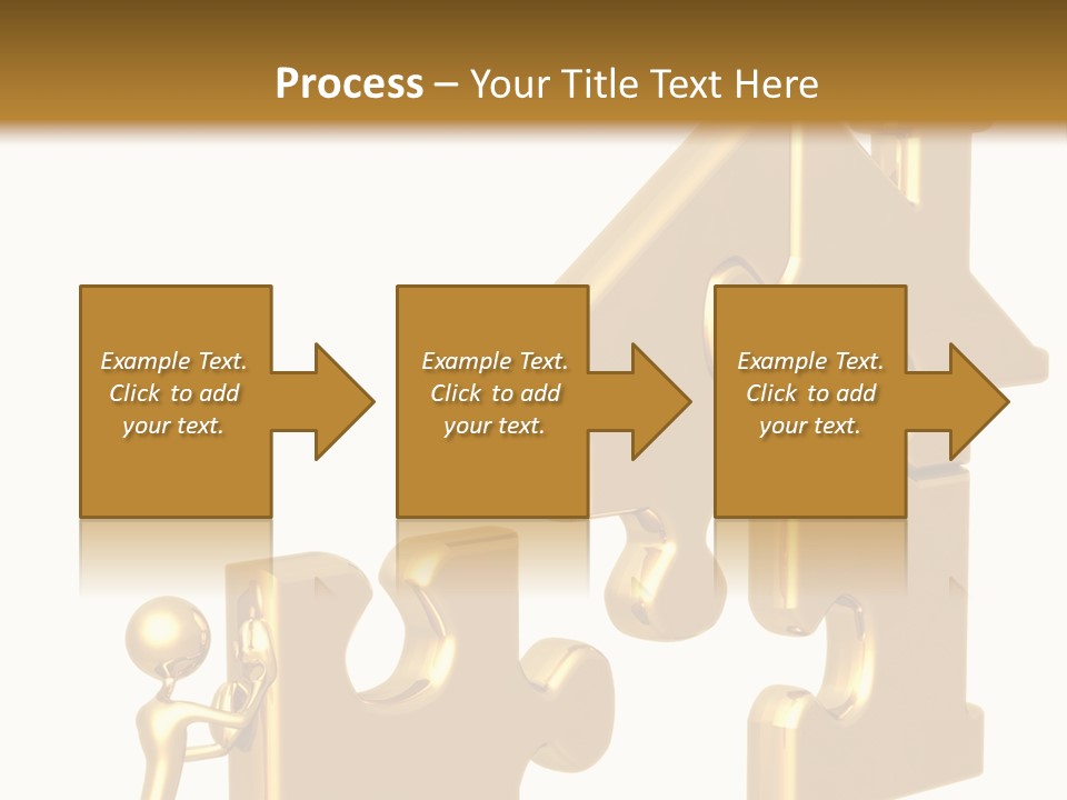 Financial Jigsaw Render PowerPoint Template
