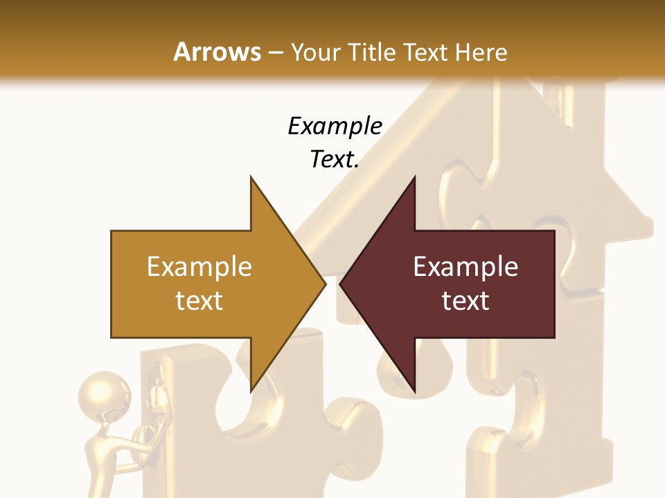 Financial Jigsaw Render PowerPoint Template