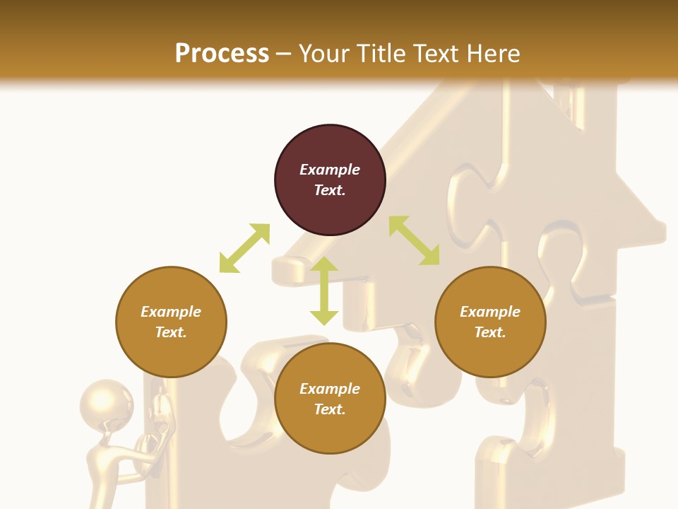 Financial Jigsaw Render PowerPoint Template