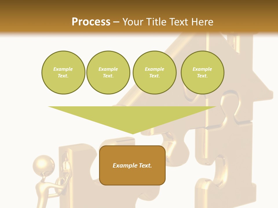 Financial Jigsaw Render PowerPoint Template
