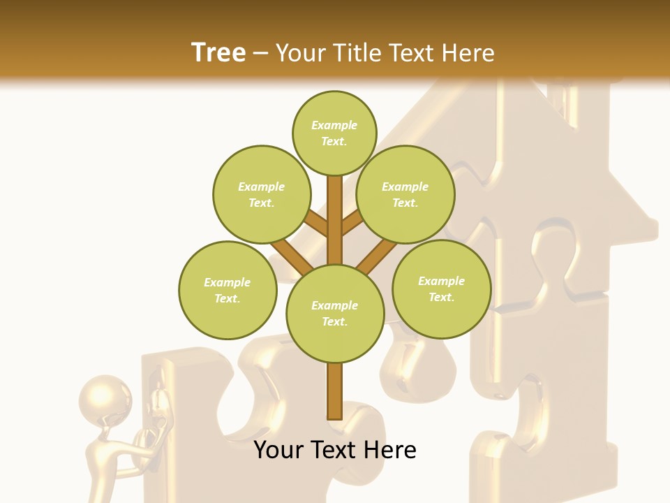 Financial Jigsaw Render PowerPoint Template