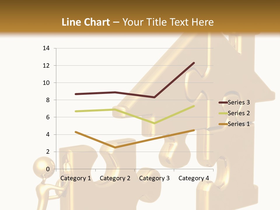 Financial Jigsaw Render PowerPoint Template