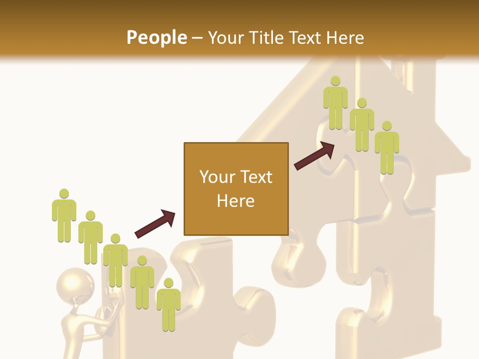 Financial Jigsaw Render PowerPoint Template