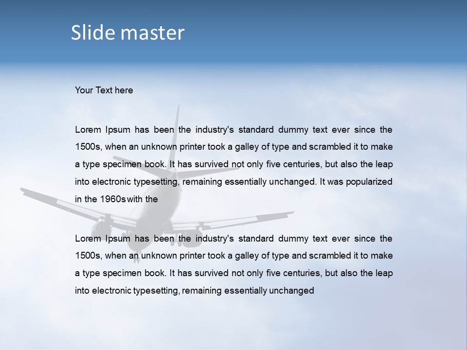 Sky Air Protection PowerPoint Template