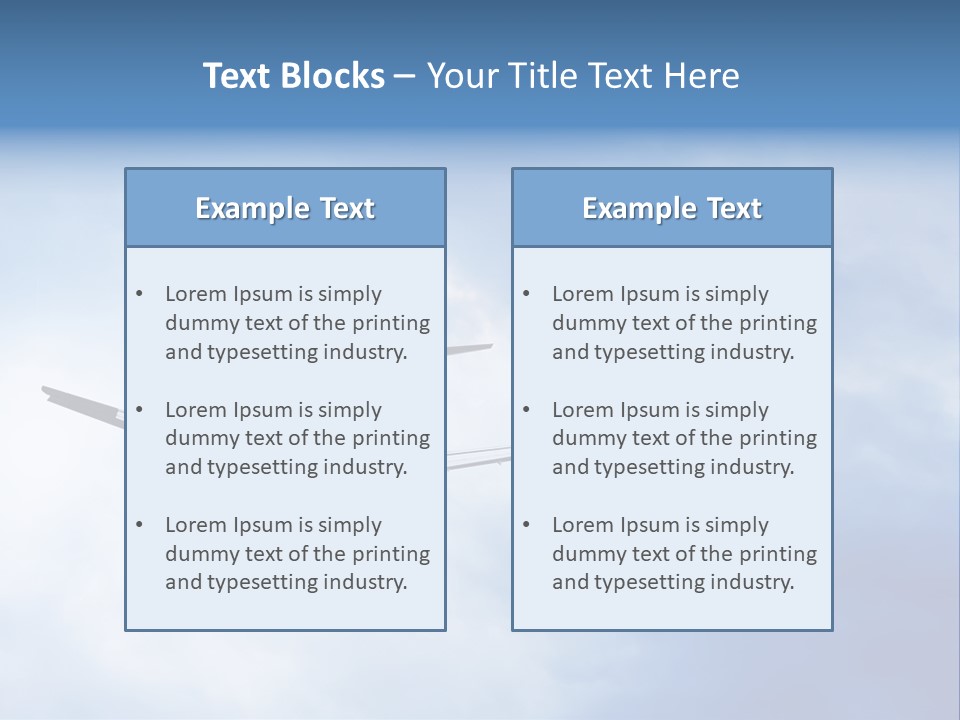 Sky Air Protection PowerPoint Template