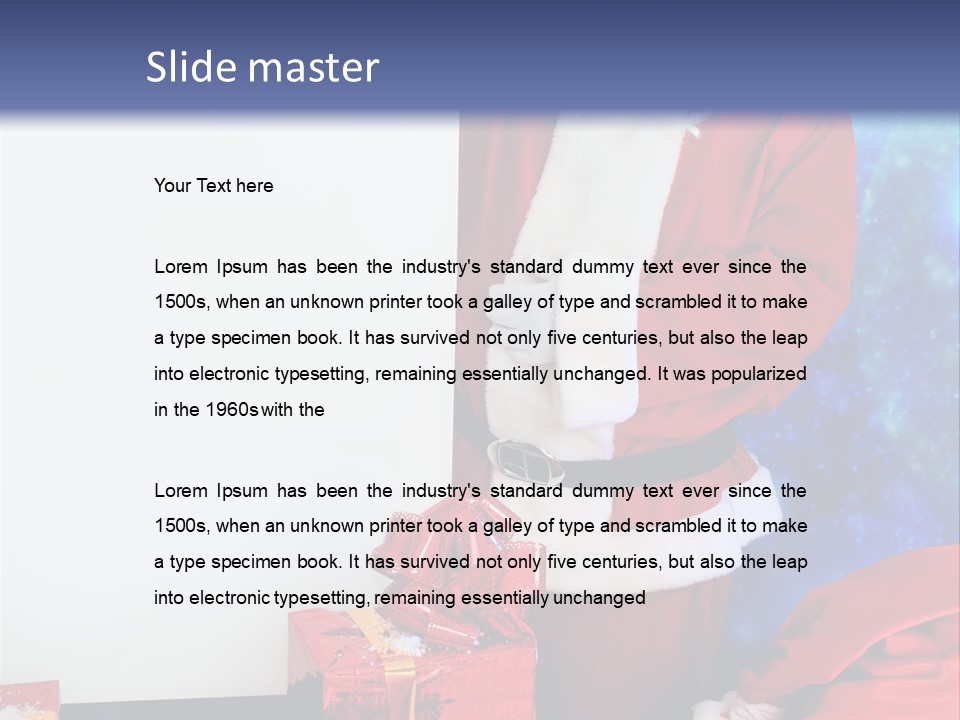 Shopping Packing Merry PowerPoint Template