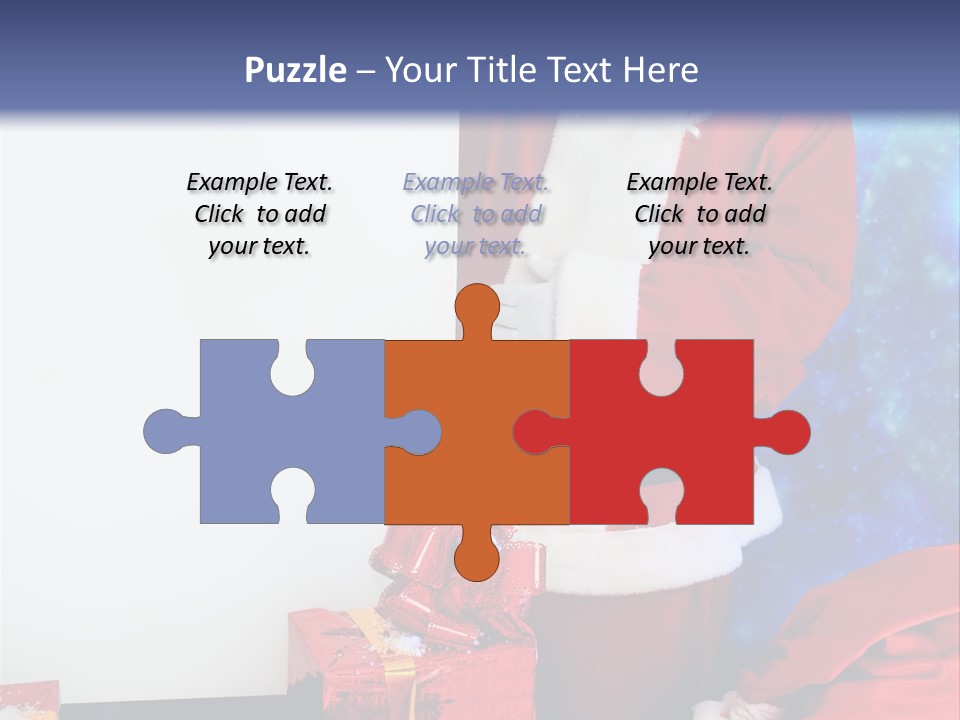 Shopping Packing Merry PowerPoint Template