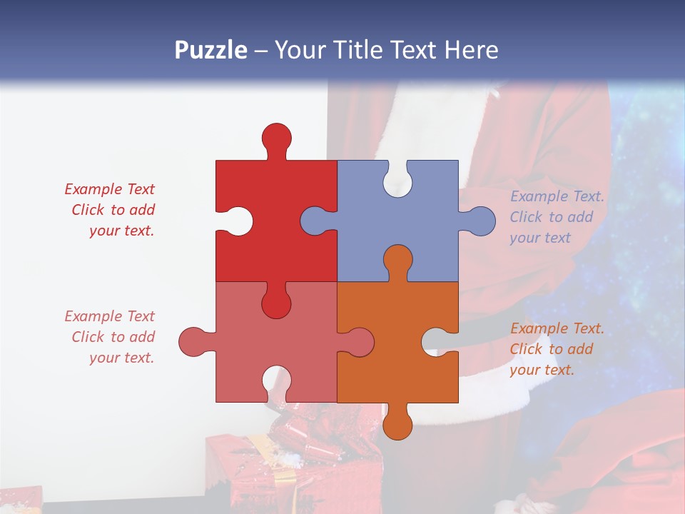 Shopping Packing Merry PowerPoint Template