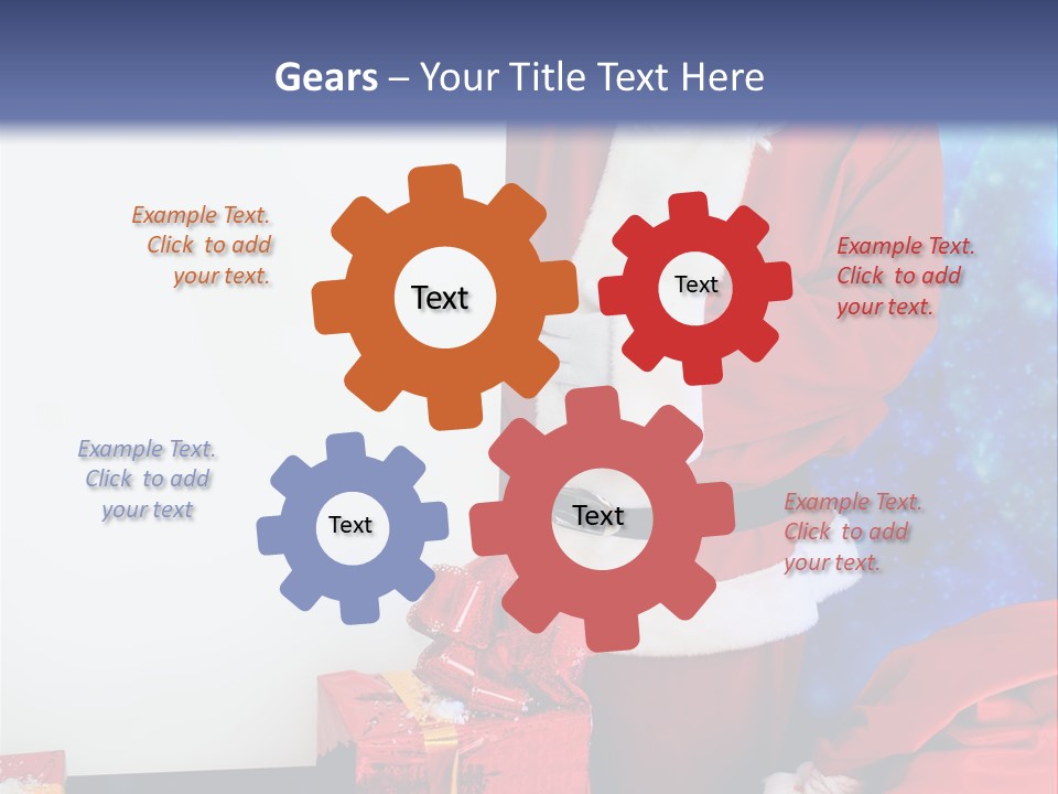 Shopping Packing Merry PowerPoint Template