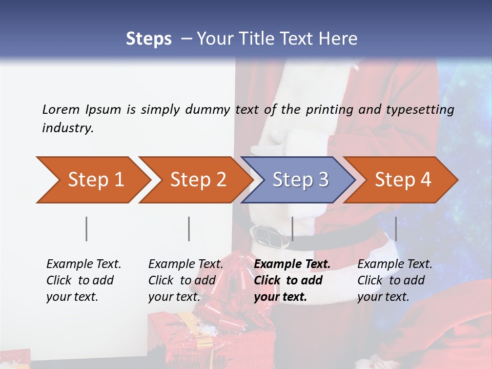 Shopping Packing Merry PowerPoint Template