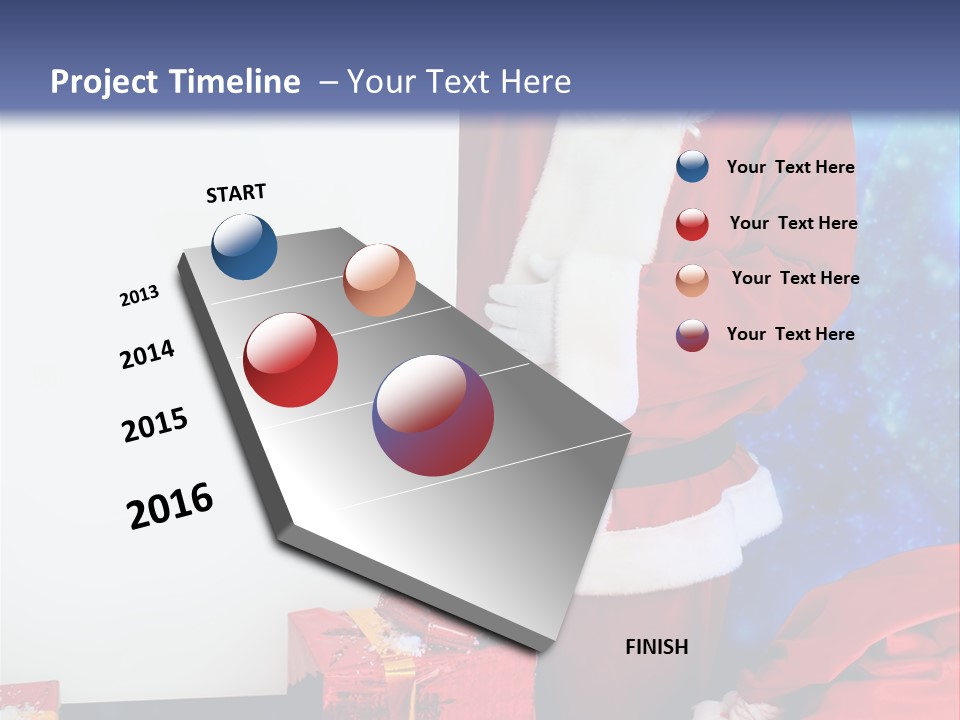 Shopping Packing Merry PowerPoint Template