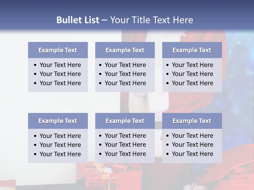 Shopping Packing Merry PowerPoint Template