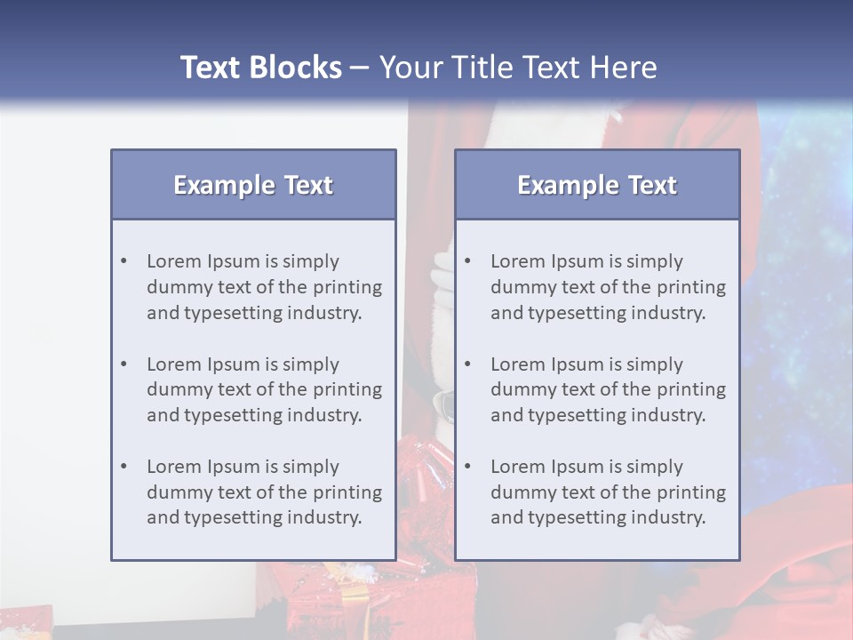 Shopping Packing Merry PowerPoint Template