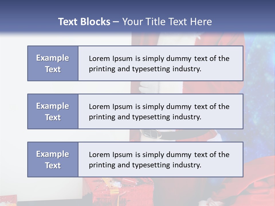 Shopping Packing Merry PowerPoint Template