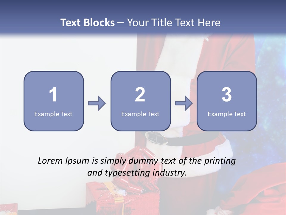 Shopping Packing Merry PowerPoint Template