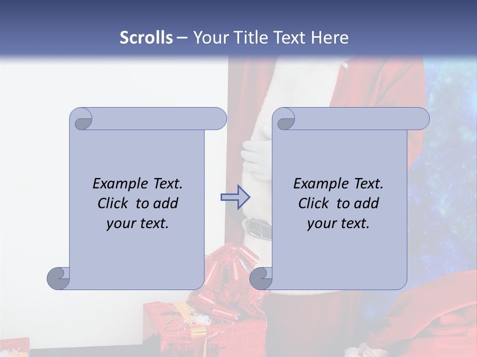 Shopping Packing Merry PowerPoint Template