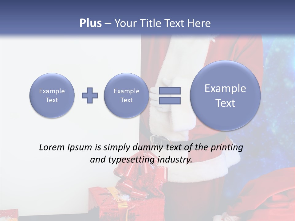 Shopping Packing Merry PowerPoint Template