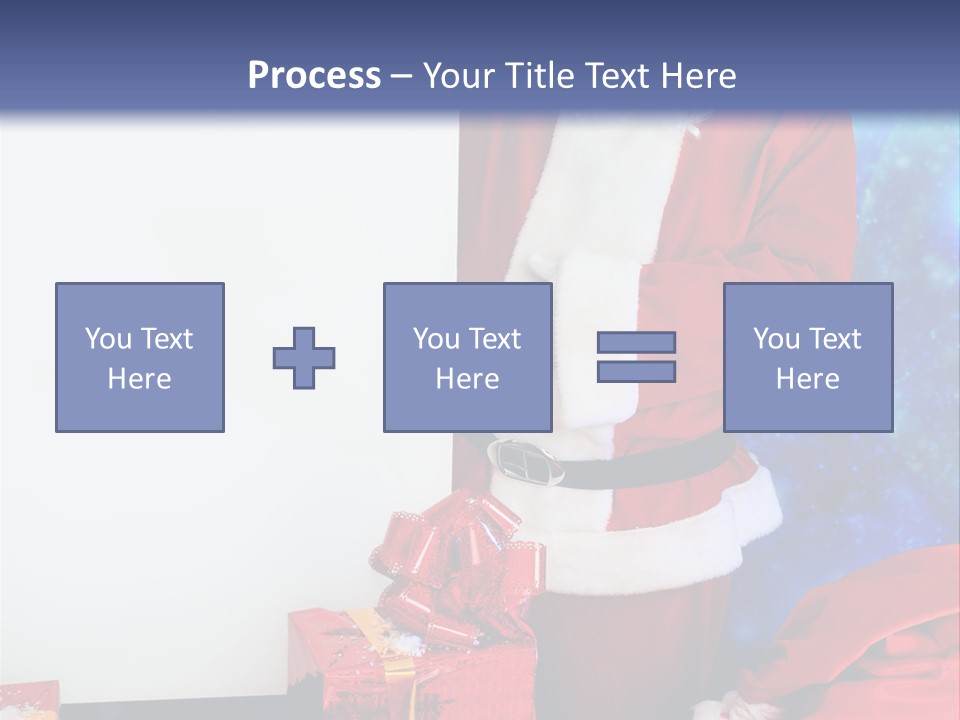 Shopping Packing Merry PowerPoint Template