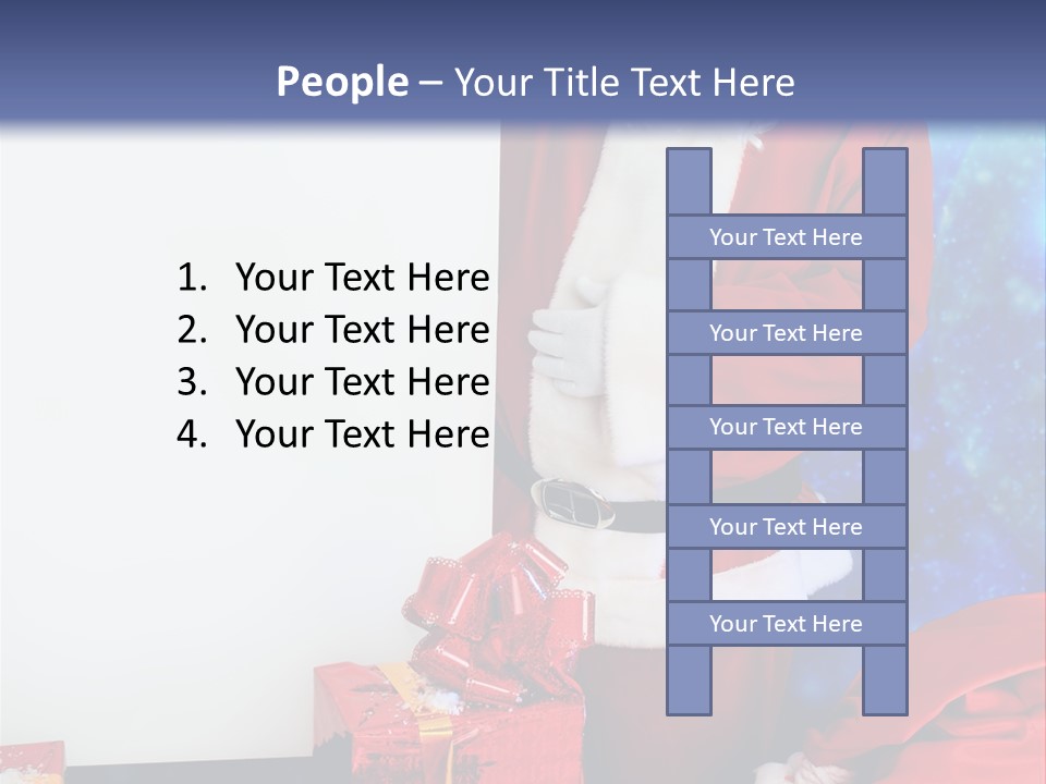 Shopping Packing Merry PowerPoint Template