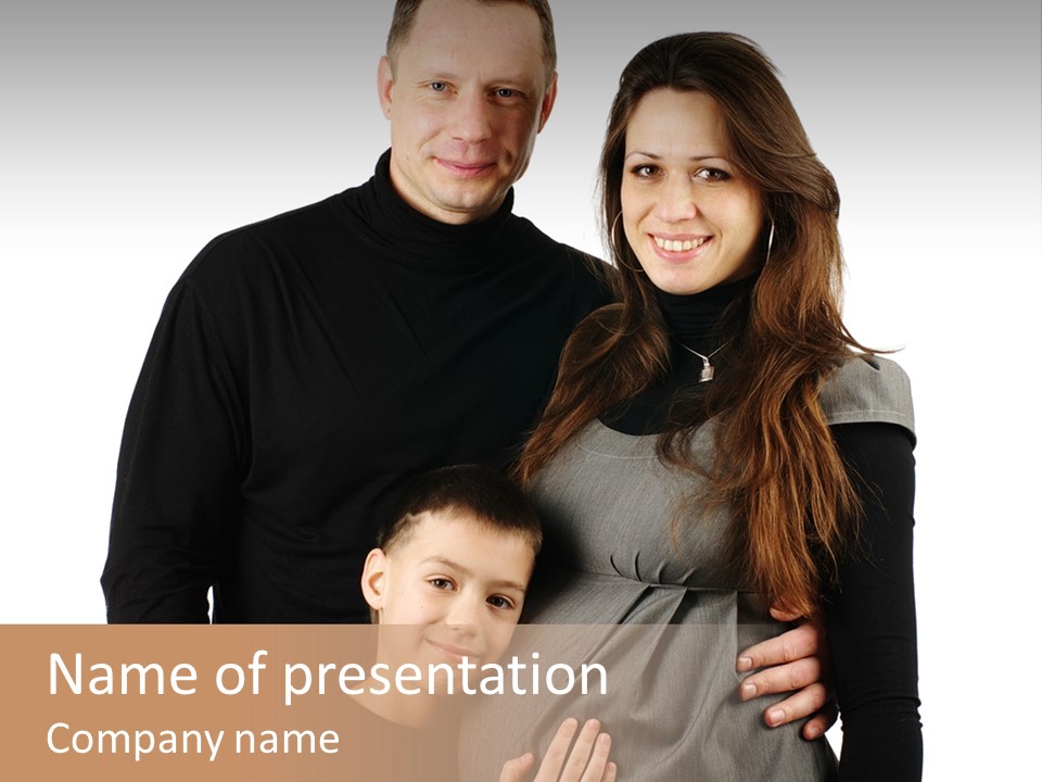 Family Young Child PowerPoint Template