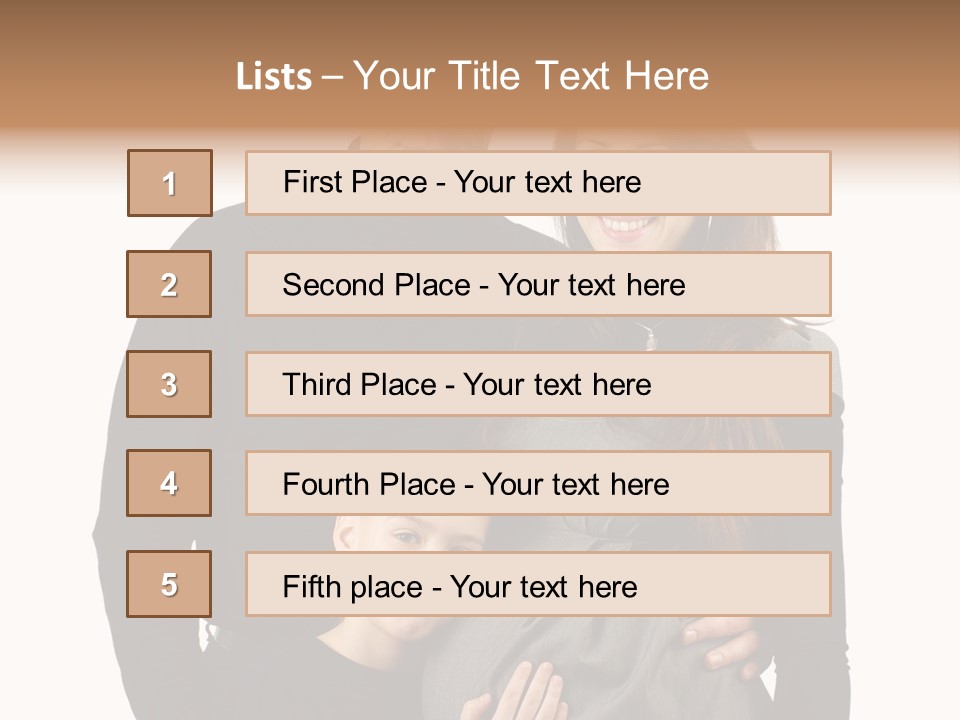 Family Young Child PowerPoint Template
