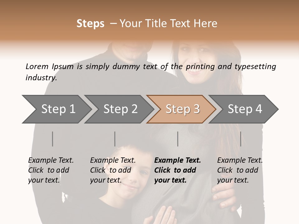 Family Young Child PowerPoint Template