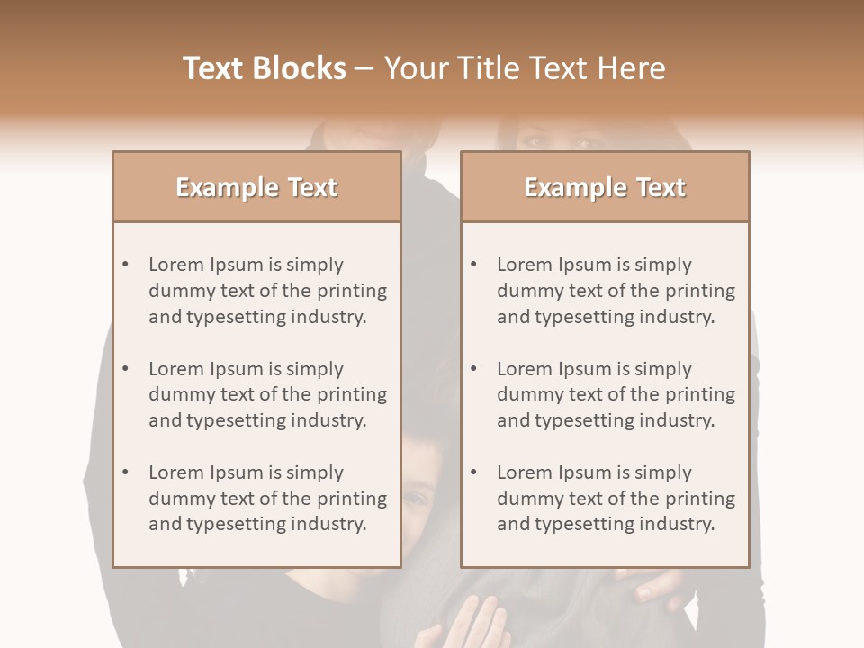 Family Young Child PowerPoint Template