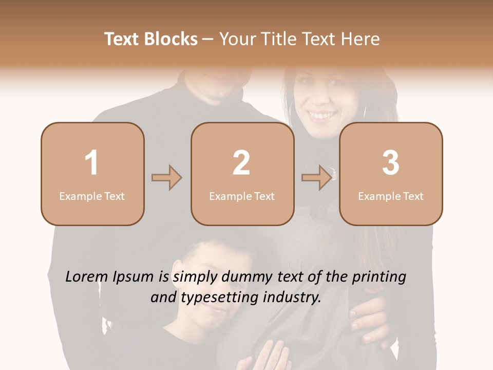 Family Young Child PowerPoint Template