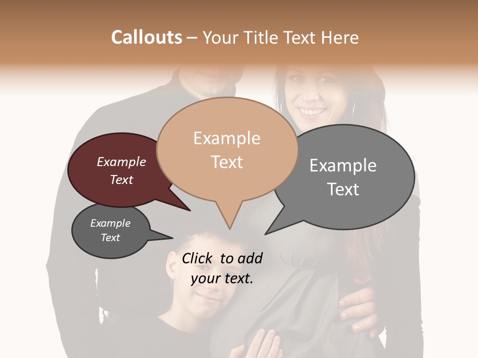 Family Young Child PowerPoint Template