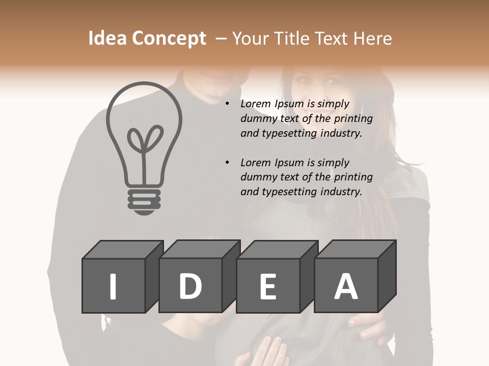 Family Young Child PowerPoint Template