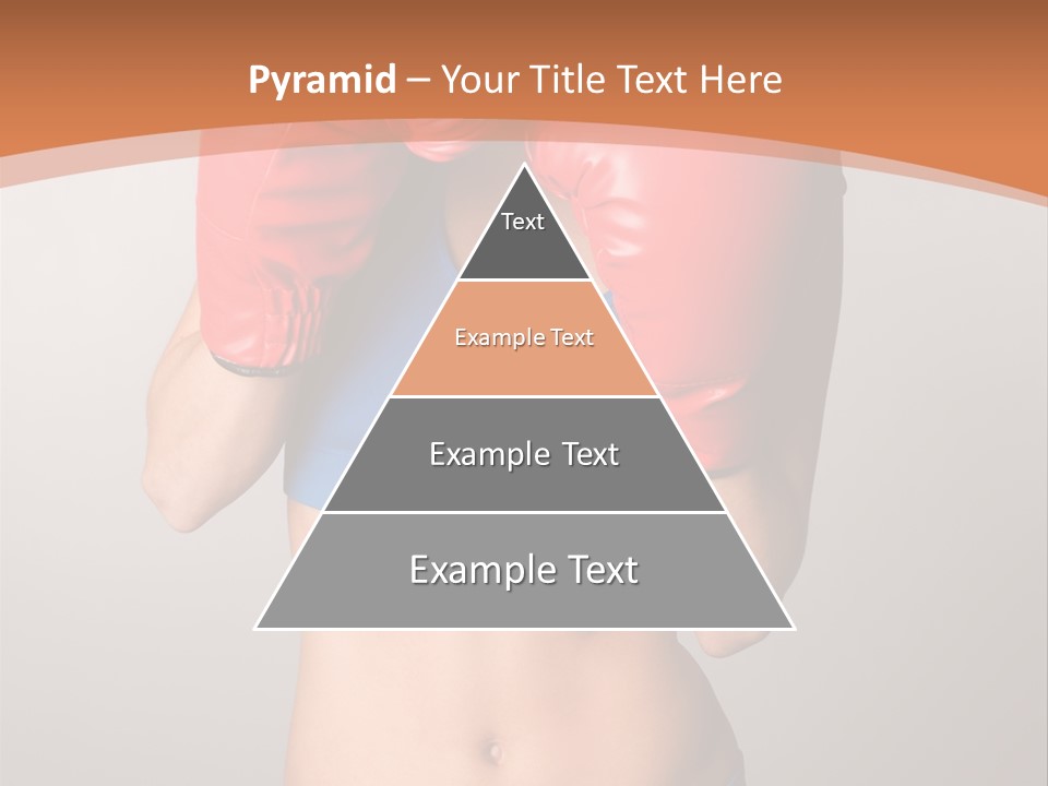 Pretty Exercising Gloves PowerPoint Template