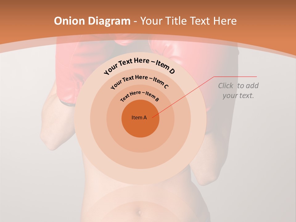 Pretty Exercising Gloves PowerPoint Template