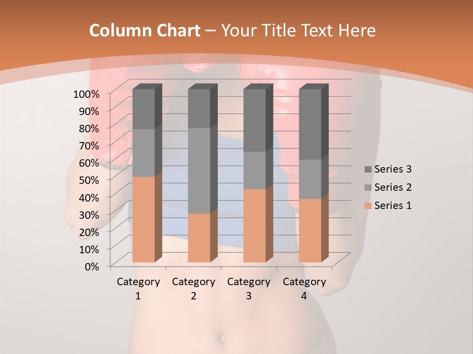 Pretty Exercising Gloves PowerPoint Template