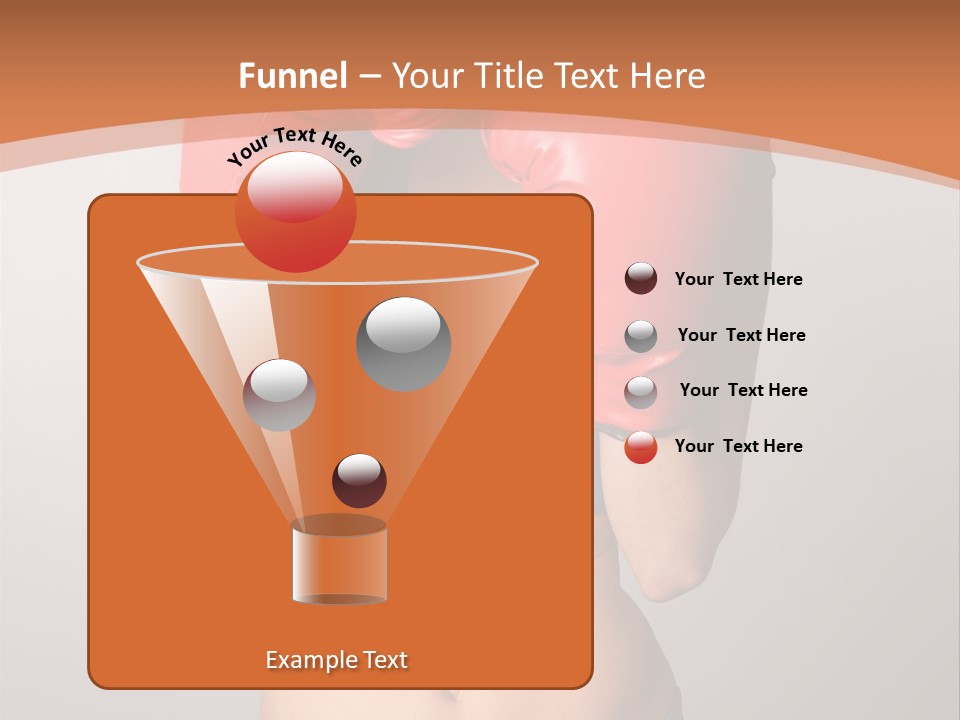 Pretty Exercising Gloves PowerPoint Template