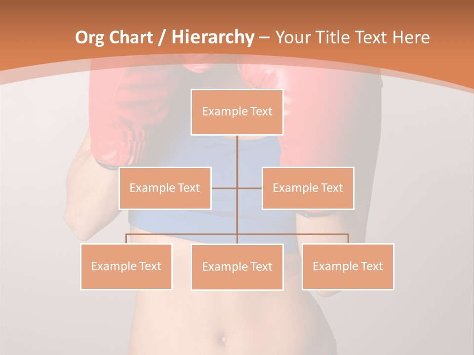 Pretty Exercising Gloves PowerPoint Template