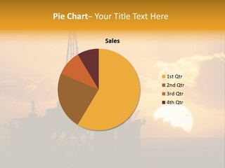 Rig Sunset Petrol PowerPoint Template