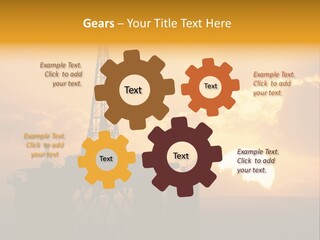 Rig Sunset Petrol PowerPoint Template