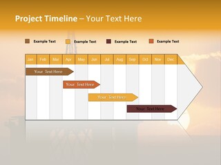 Rig Sunset Petrol PowerPoint Template